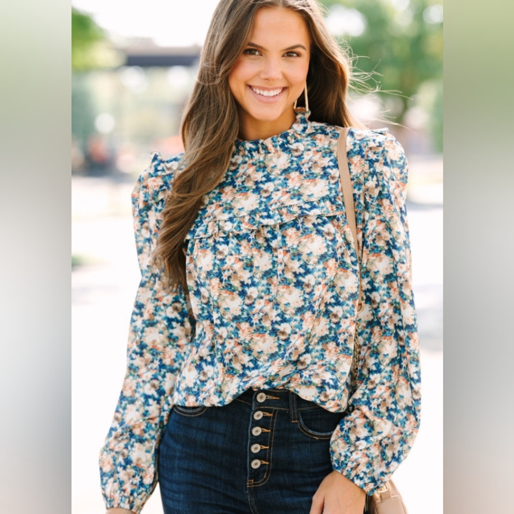 Floral Long Sleeve Top